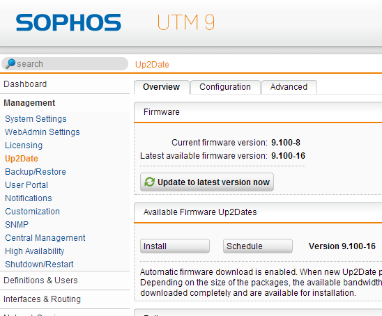 Sophos UTM 9.1 Final Release is here! - Network Guy