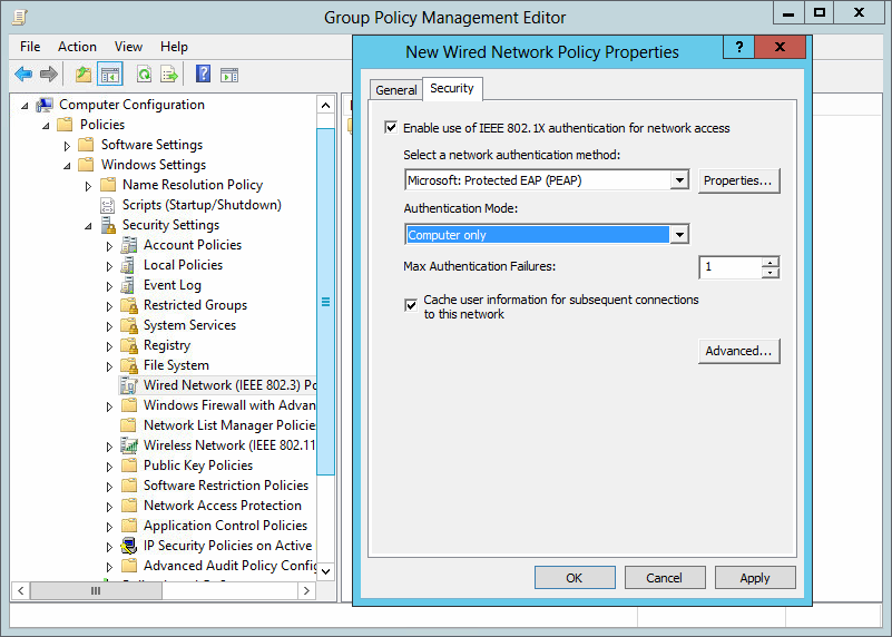 Pki 802.1x Network Group Policy (for Mac Secure Thinking By