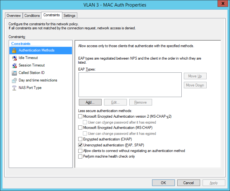 nps vlan assignment