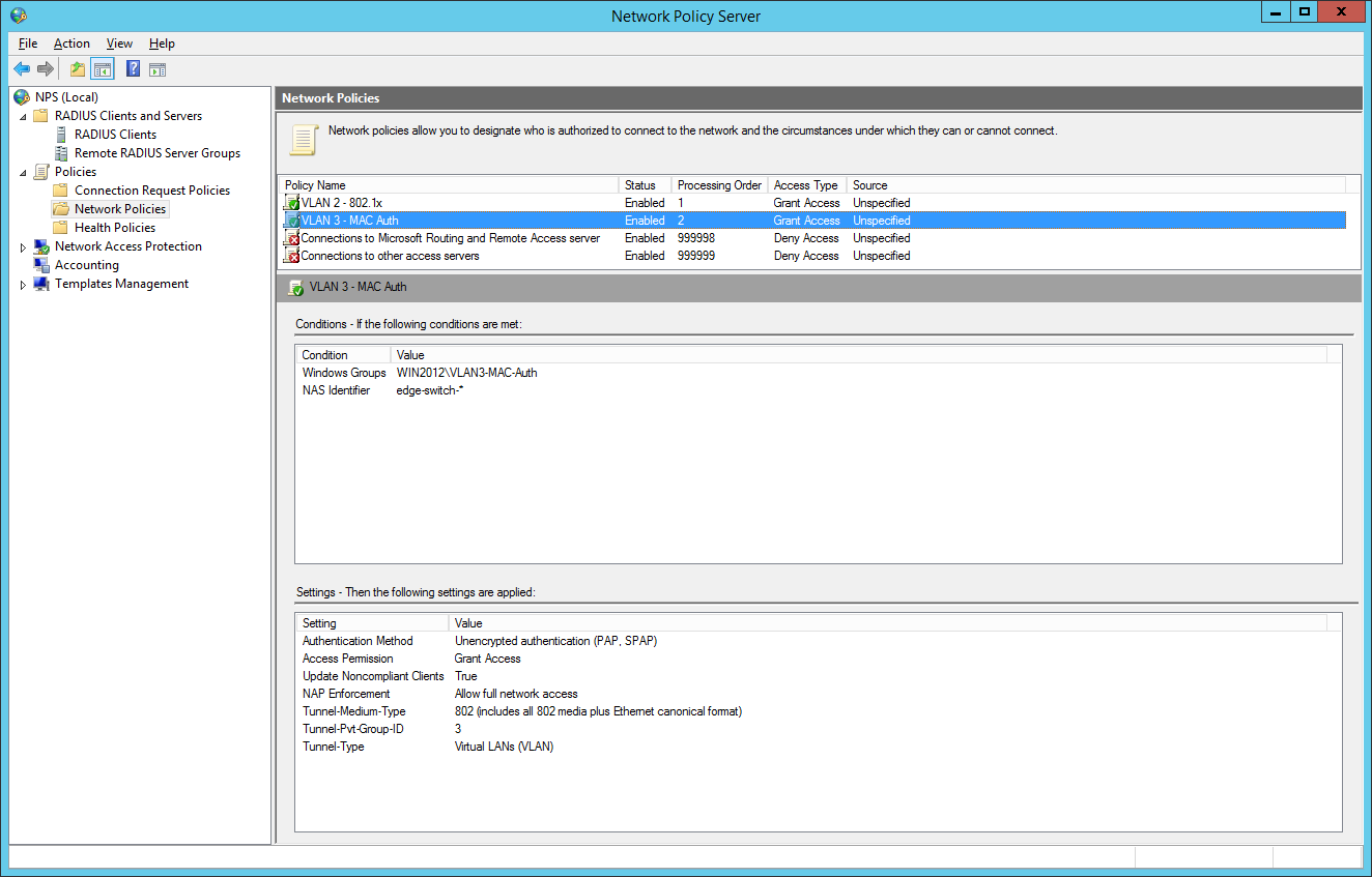 wired dynamic vlan assignment