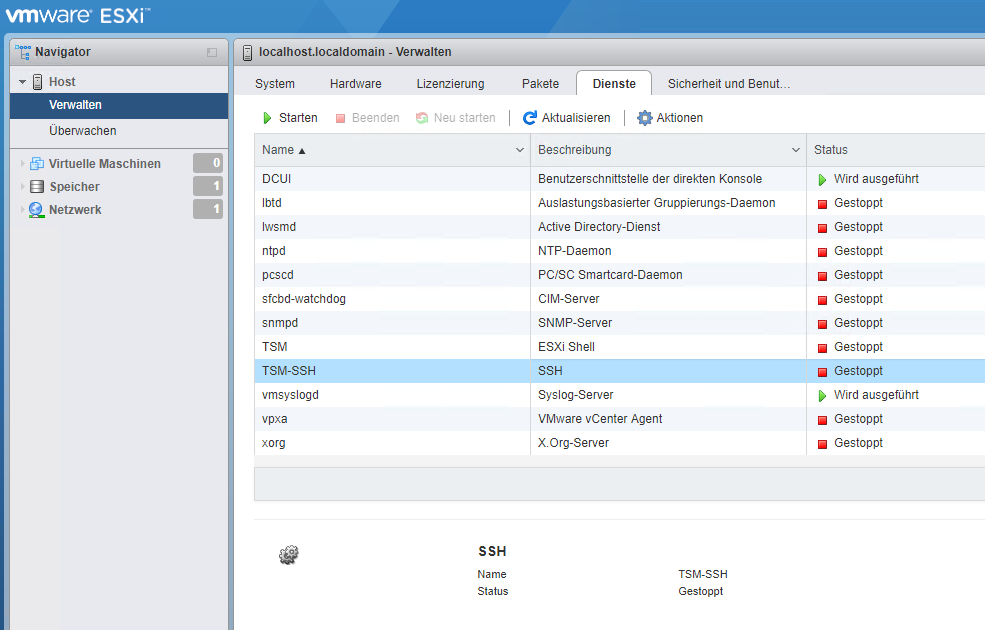 vmware esxi 6.7 help