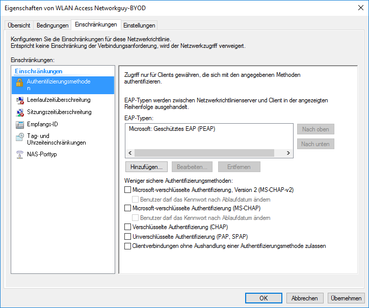 radius microsoft nps certificate