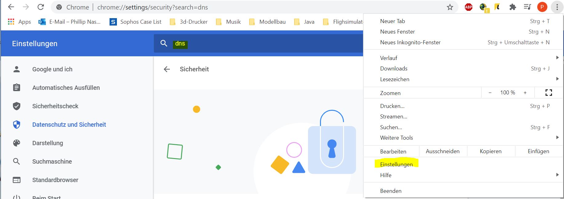 Google Chrome ignores the local dns server - Network Guy